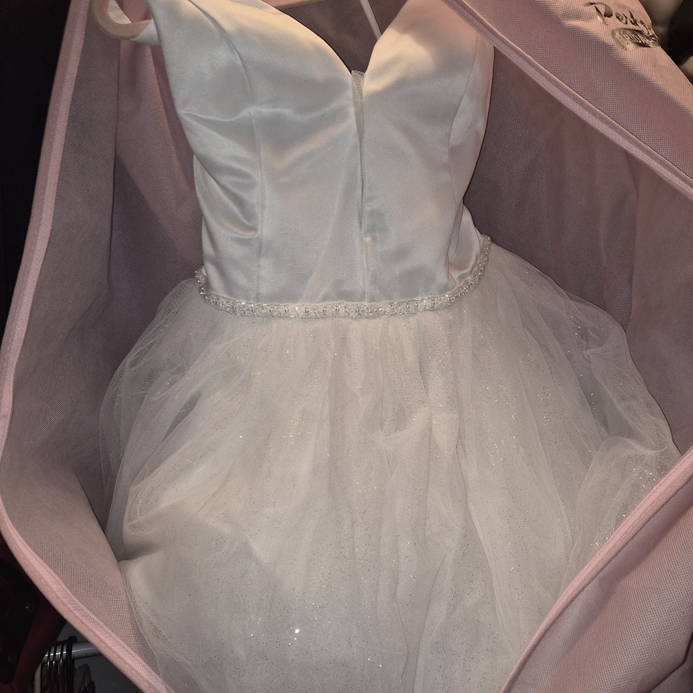 NWT Private Label Wedding Dress Ballgown Ivory Size 12 Not Altered.
